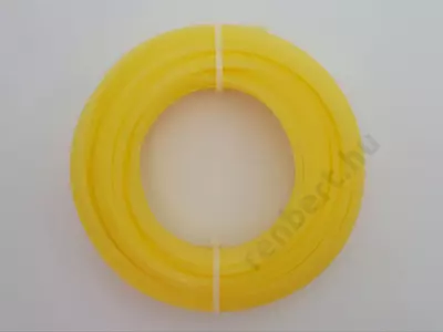 Fűnyíró damil 2,7 mm 15 m sárga négyszög