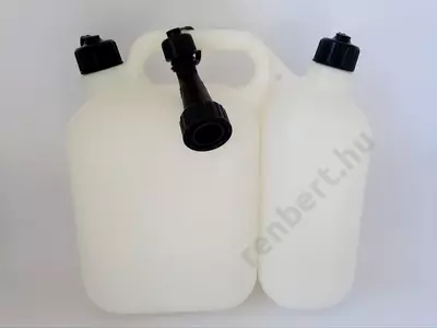 Kombikanna, 5 liter + 2,5 liter, fehér
